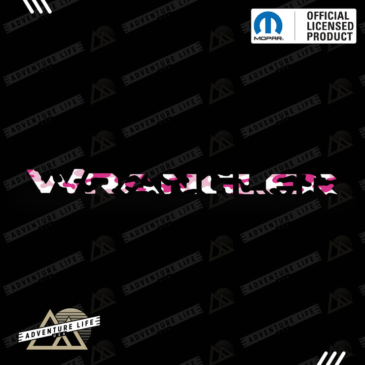 WRANGLER Grab Bar Inlay Decal | Fits Wrangler JL