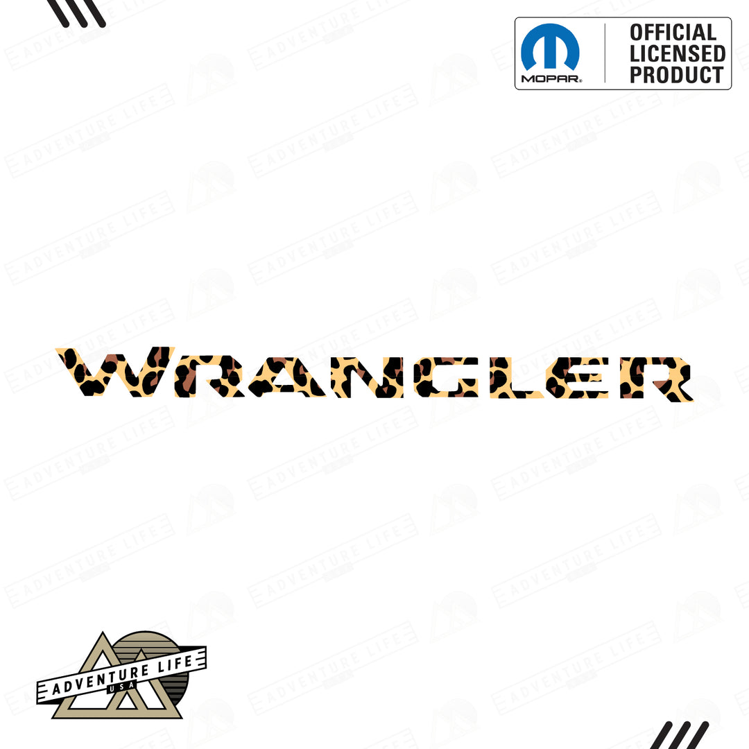 WRANGLER Grab Bar Inlay Decal | Fits Wrangler JL