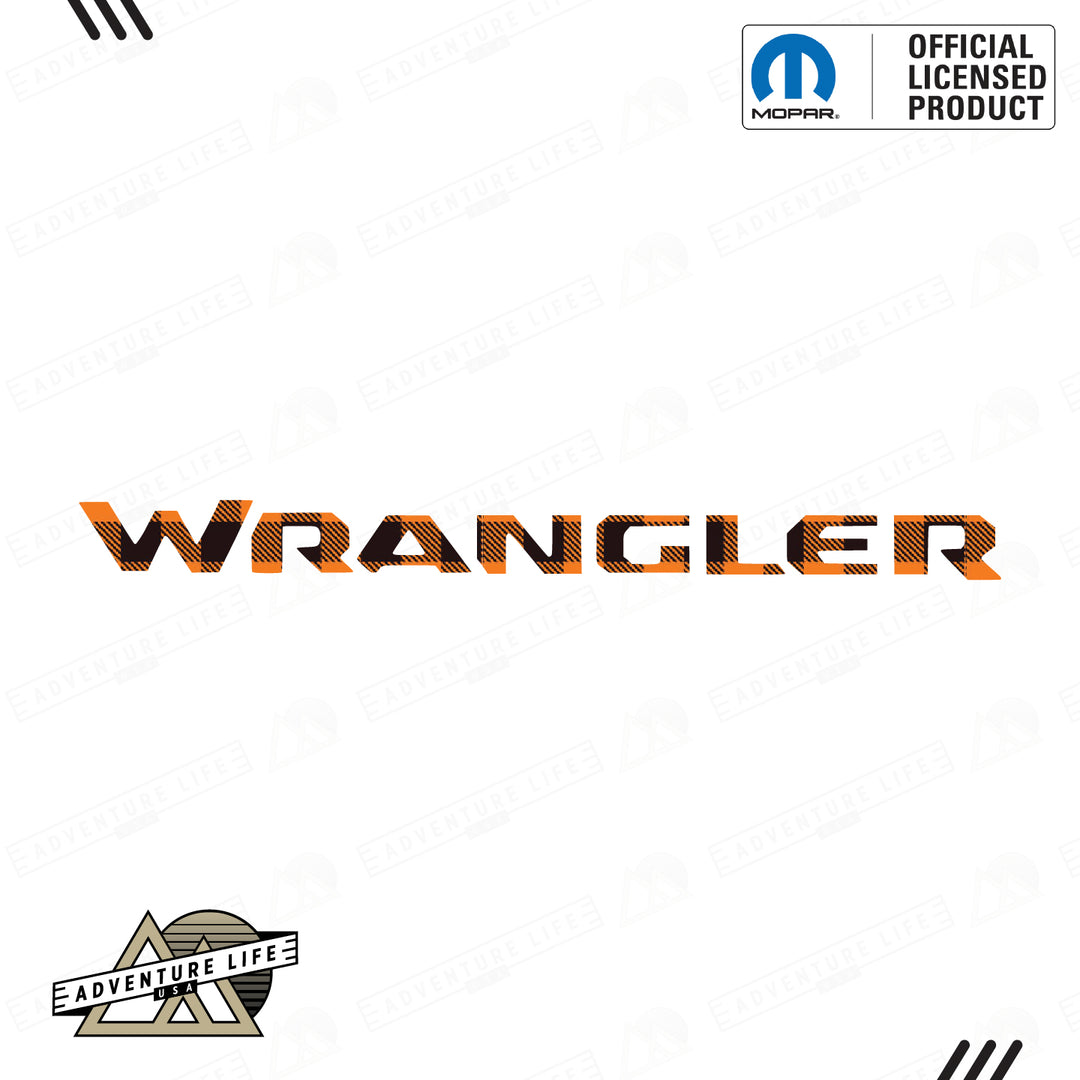 WRANGLER Grab Bar Inlay Decal | Fits Wrangler JL