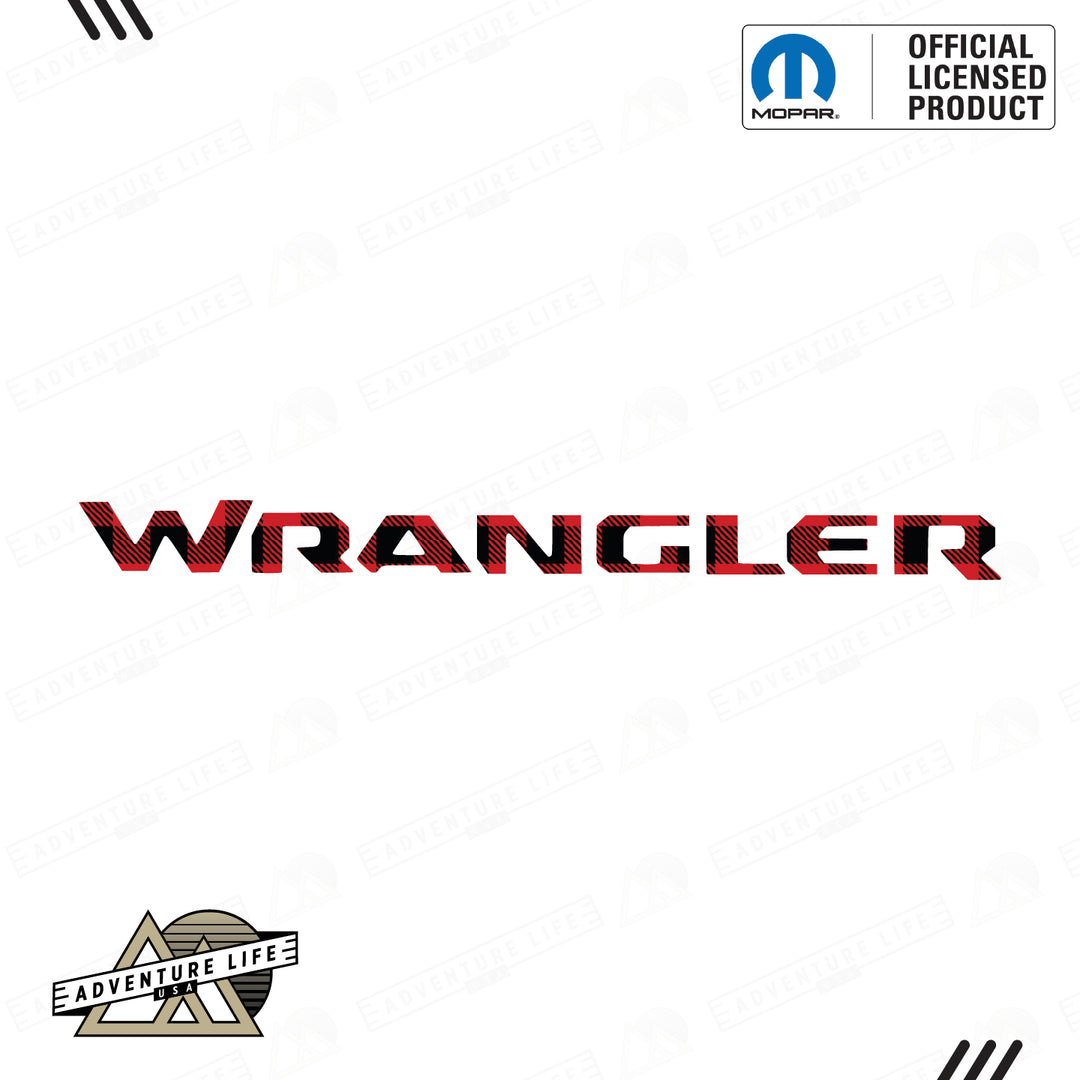 WRANGLER Grab Bar Inlay Decal | Fits Wrangler JL