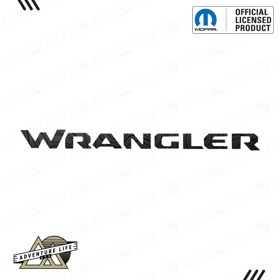 WRANGLER Grab Bar Inlay Decal | Fits Wrangler JL