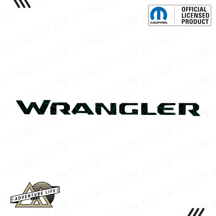 WRANGLER Grab Bar Inlay Decal | Fits Wrangler JL