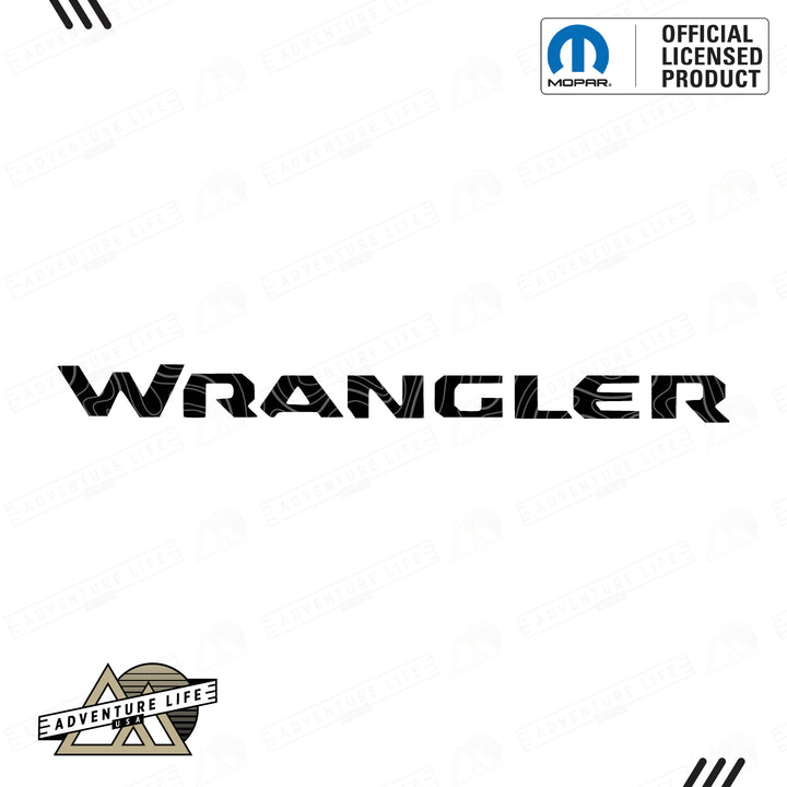 WRANGLER Grab Bar Inlay Decal | Fits Wrangler JL