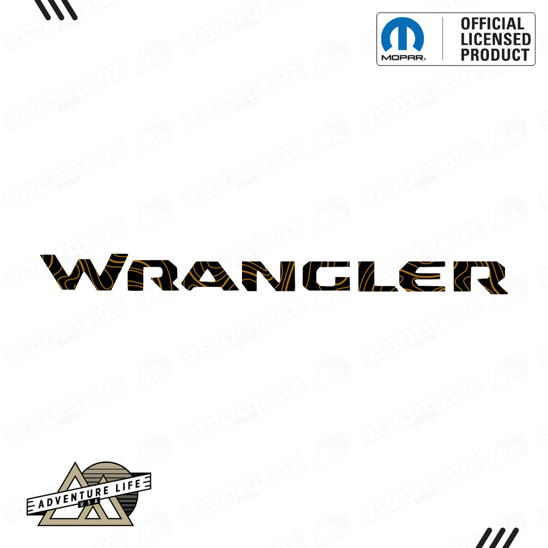 WRANGLER Grab Bar Inlay Decal | Fits Wrangler JL