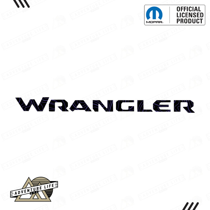 WRANGLER Grab Bar Inlay Decal | Fits Wrangler JL