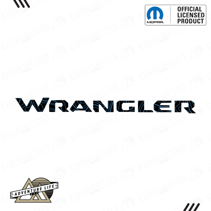 WRANGLER Grab Bar Inlay Decal | Fits Wrangler JL