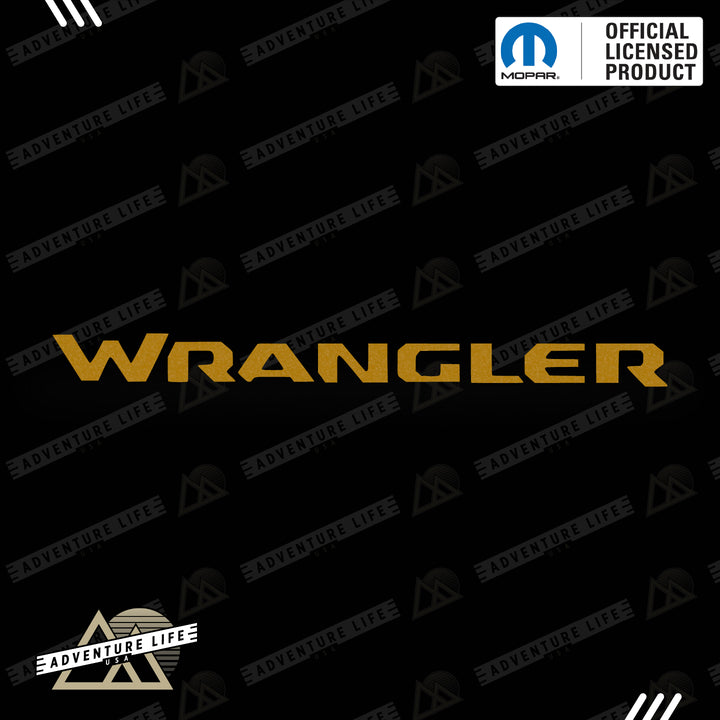 WRANGLER Grab Bar Inlay Decal | Fits Wrangler JL
