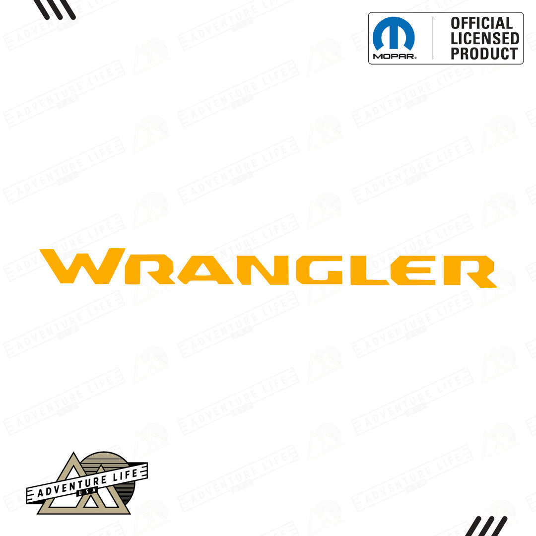 WRANGLER Grab Bar Inlay Decal | Fits Wrangler JL