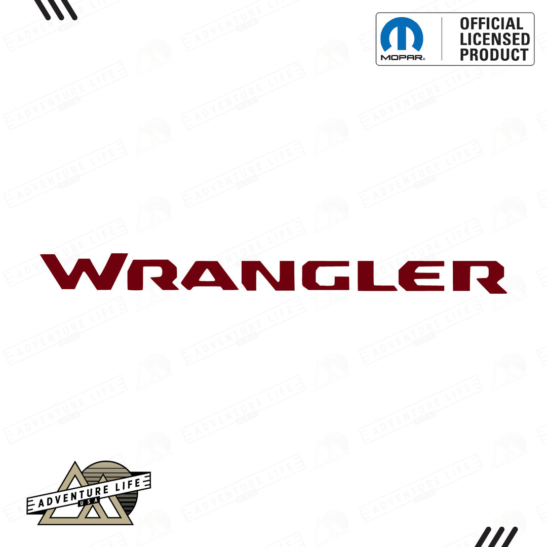 WRANGLER Grab Bar Inlay Decal | Fits Wrangler JL