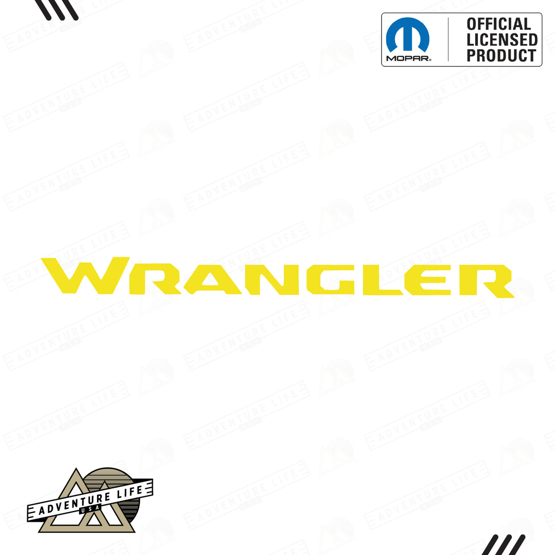 WRANGLER Grab Bar Inlay Decal | Fits Wrangler JL