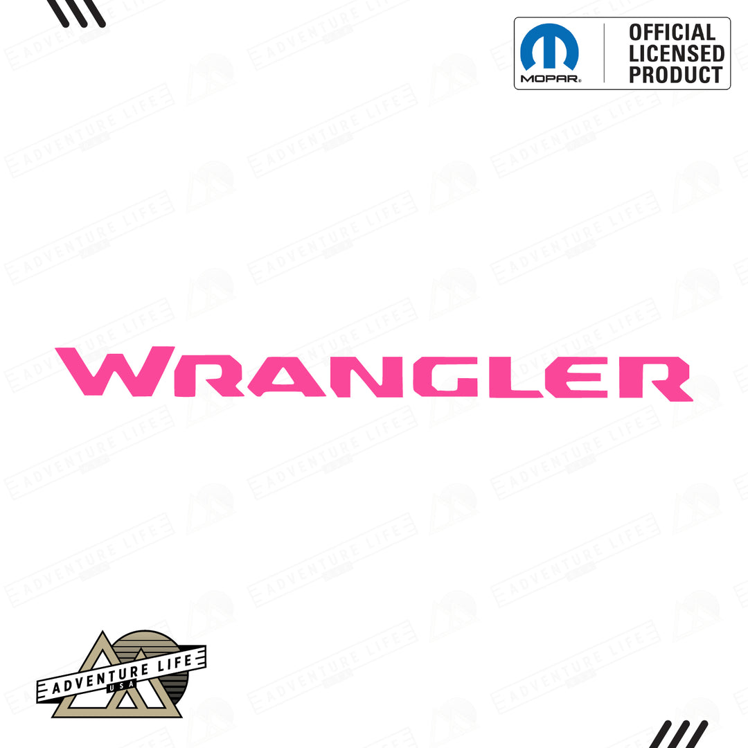 WRANGLER Grab Bar Inlay Decal | Fits Wrangler JL