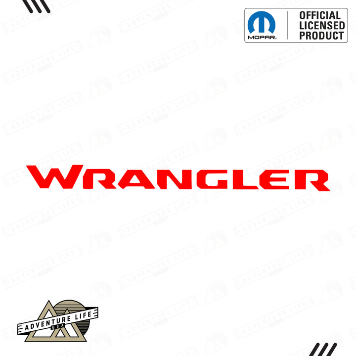 WRANGLER Grab Bar Inlay Decal | Fits Wrangler JL