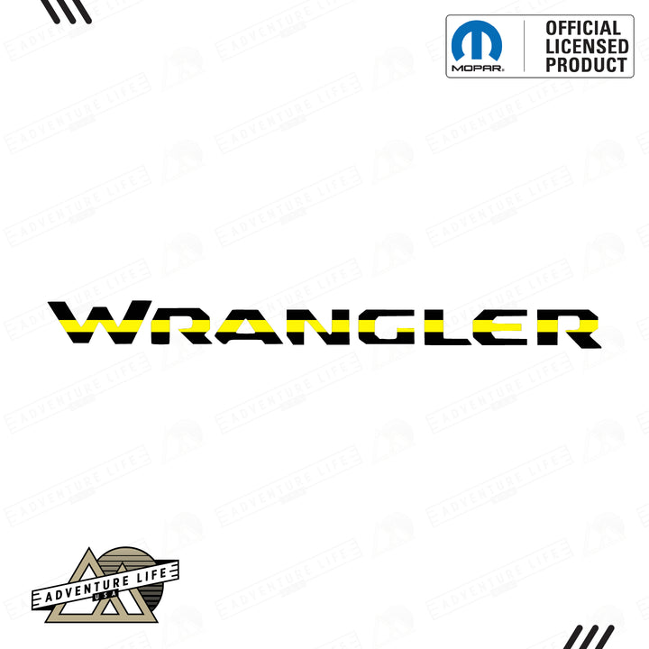 WRANGLER Grab Bar Inlay Decal | Fits Wrangler JL
