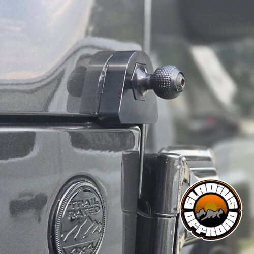 "Doors Off" Mirror Brackets for Gladiator Wrangler JL / JT - Mirrors Not Included