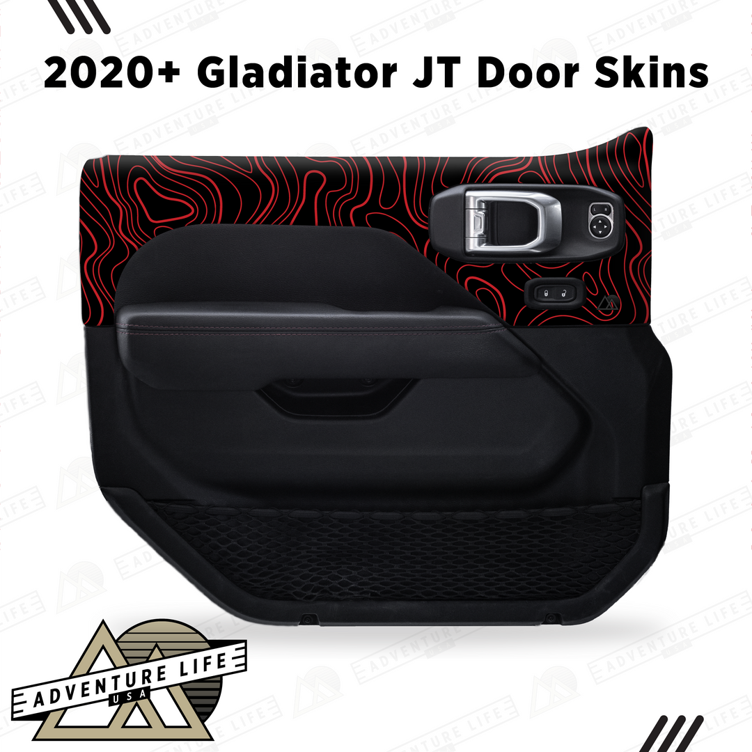 2020+ Gladiator JT Door Skins | Topographic (Copy)