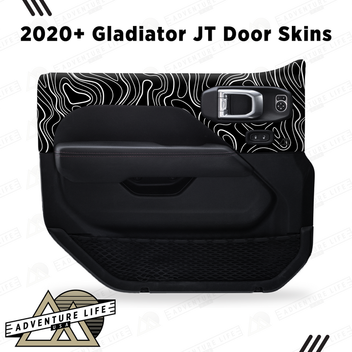 2020+ Gladiator JT Door Skins | Topographic (Copy)