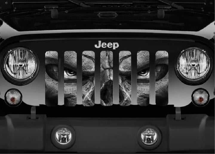 Always Watching Skeleton Eyes Jeep Grille Insert - Any Eye Color of Choice