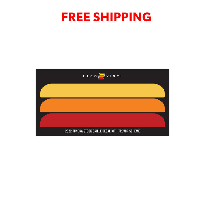 2022+ Tundra Offroad Grille Decal