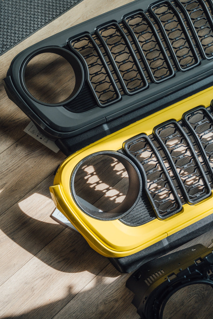 Custom Paint Matched Front Grille – Refreshed Style fits Jeep Wrangler JL/ Gladiator JT
