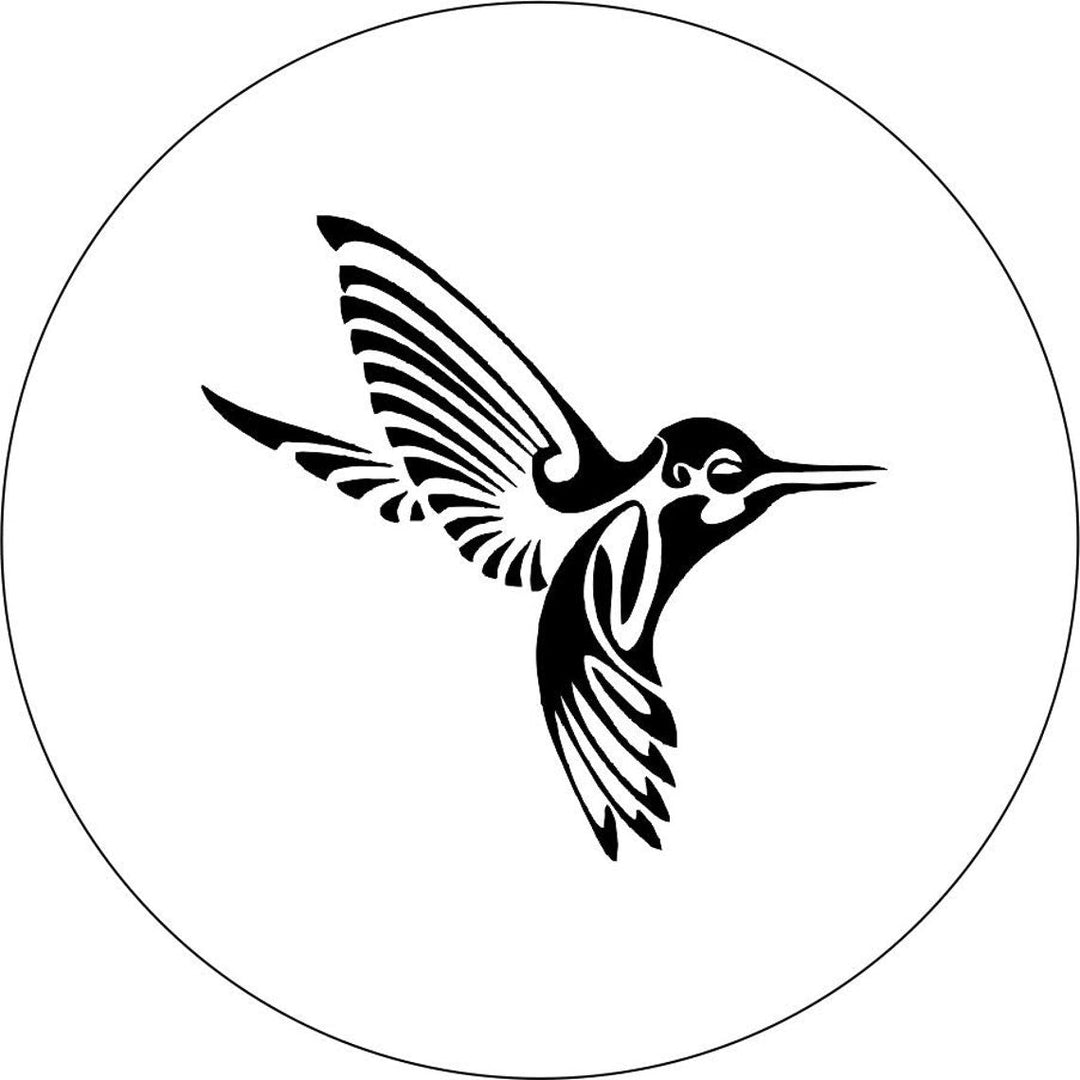 Humming Bird Spare Tire Cover Design for Campers, Jeeps, Broncos, RV, Vans, & More