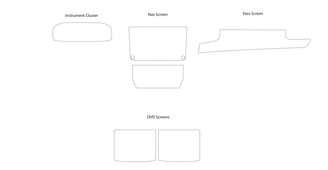 Jeep Wagoneer Screen ProTech Kit