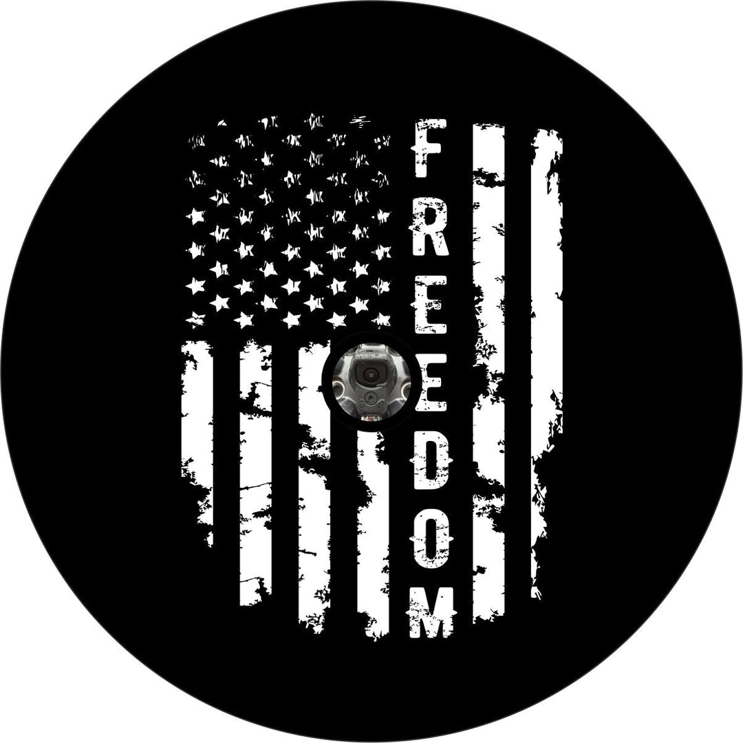 Freedom - American Flag Spare Tire Cover for Jeep, Bronco, RV, Camper, & More