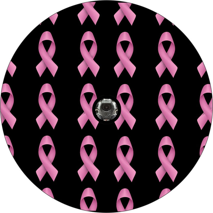 Breast Cancer Awareness Ribbons Spare Tire Cover for Jeep, RV, Camper, and More