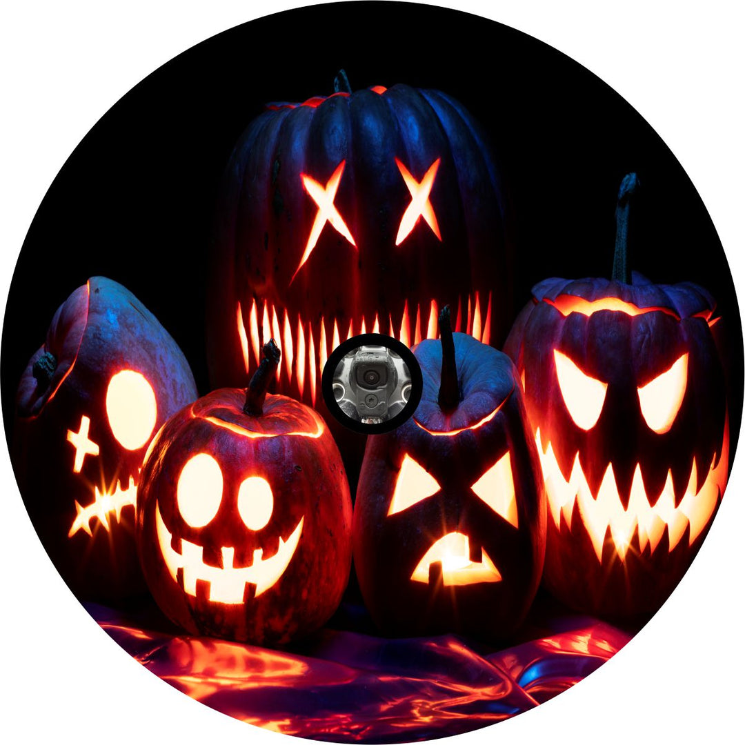 Bunch of Pumpkins - Spooky Season Spare Tire Cover for Jeep, RV, Camper, Bronco