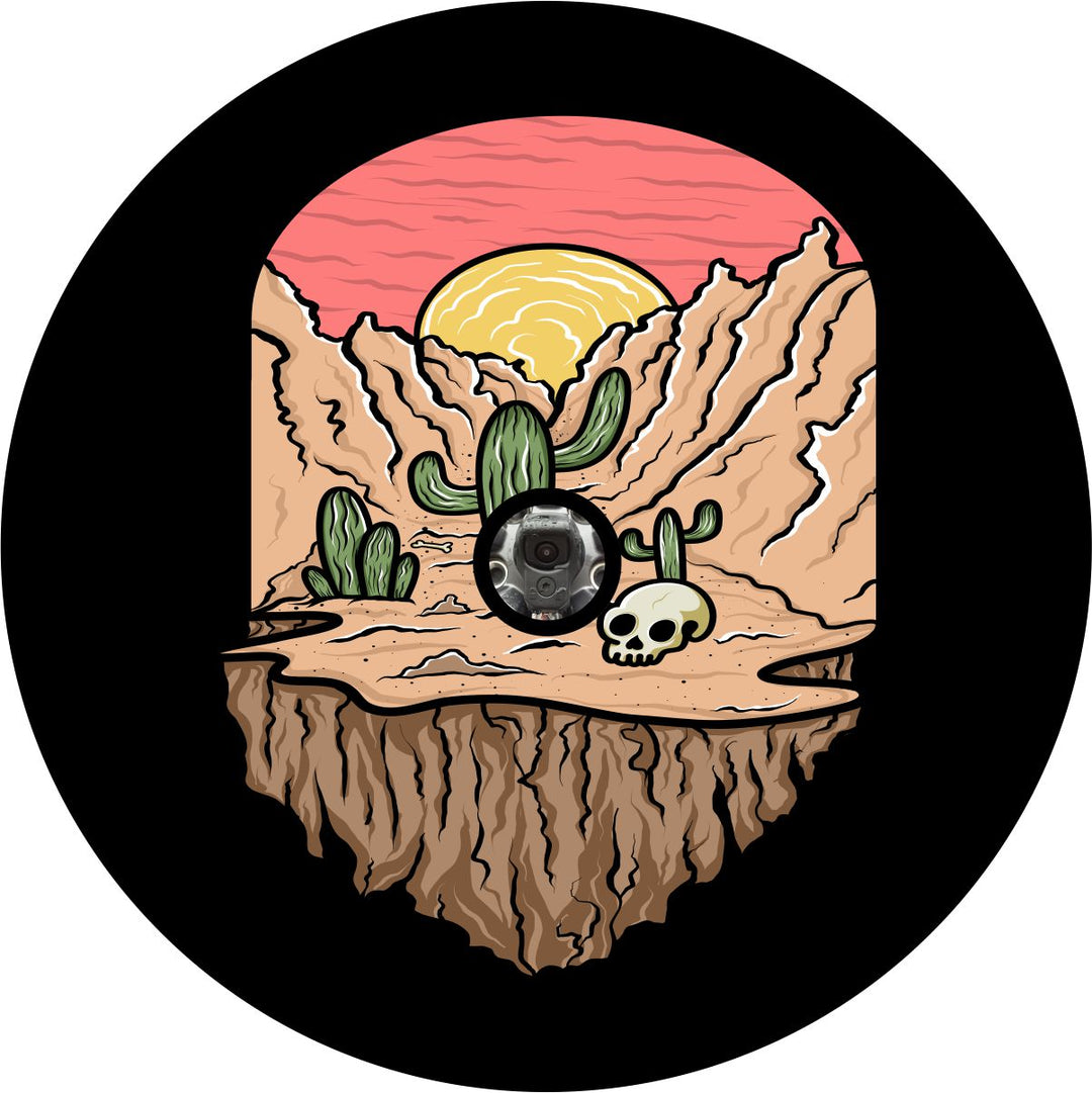 Death Valley Creative Spare Tire Cover for Jeep, RV, Bronco, Camper, and More