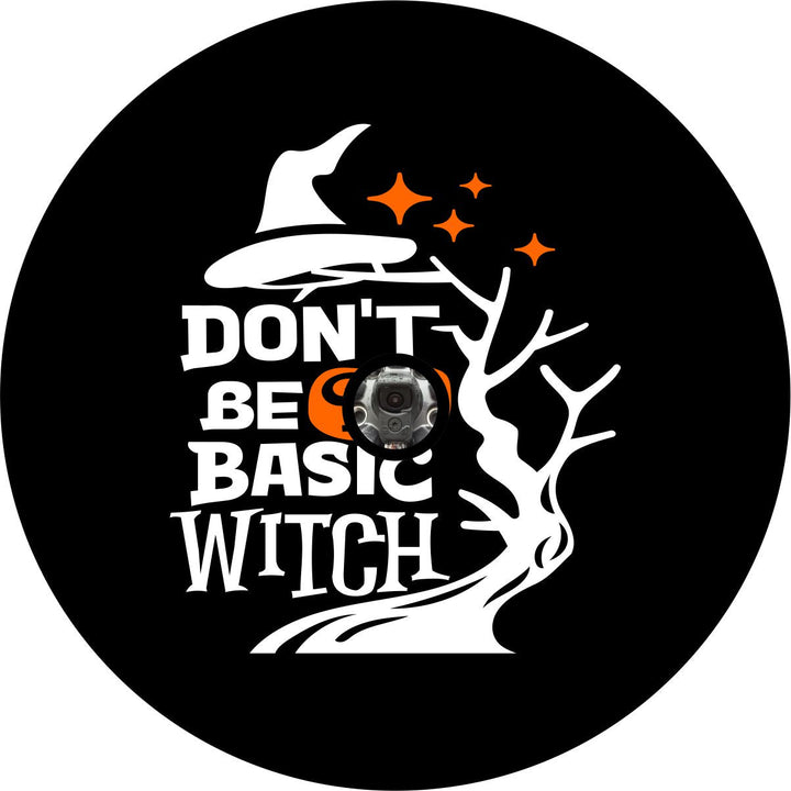 Don't Be a Basic Witch - Bronco, RV, Camper, Jeep Spare Tire Cover