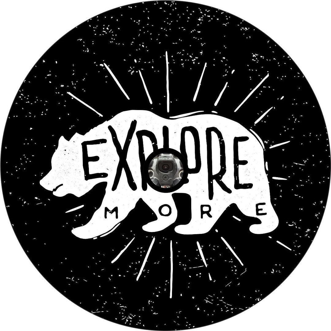 Explore More Bear Spare Tire Cover for Jeep, RV, Camper, Bronco, Trailer, & More