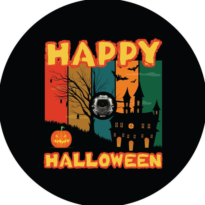 Happy Halloween Spare Tire Cover for Jeep, Camper, Bronco & More