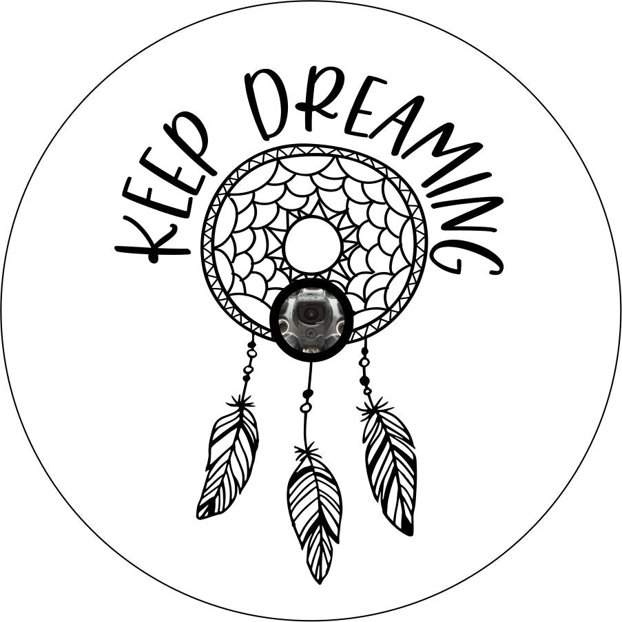 Keep Dreaming Dream Catcher Spare Tire Cover