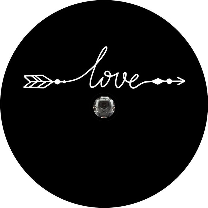 Love Arrow Spare Tire Cover for Bronco, RV, Camper, Jeep, Trailer, and More