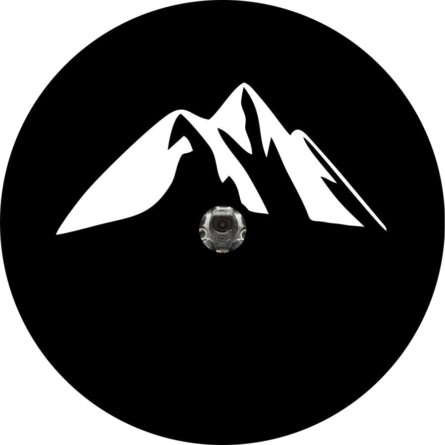 Mountain Silhouette Spare Tire Cover for RV, Camper, Motorcoach, Jeep, Bronco, Vans, Trailers, & More