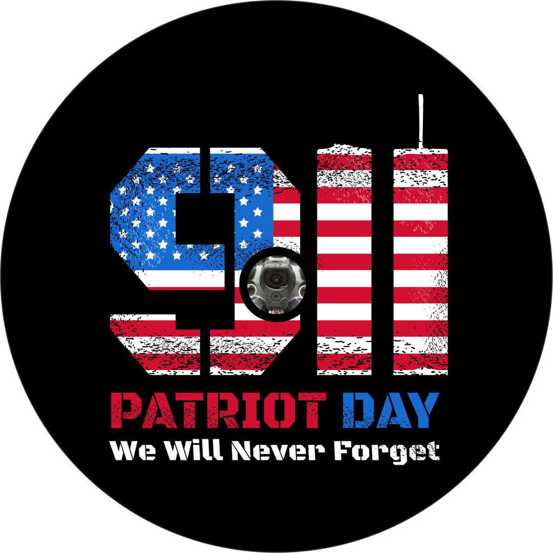 Patriot Day 911 Never Forget Spare Tire Cover