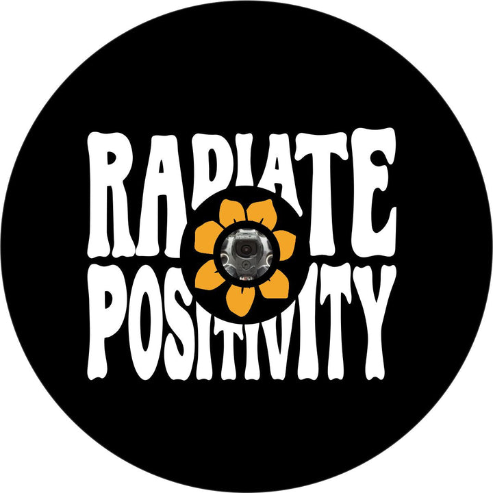 Radiate Positivity | Spare Tire Cover for Jeep, RV, Camper, Bronco, & More