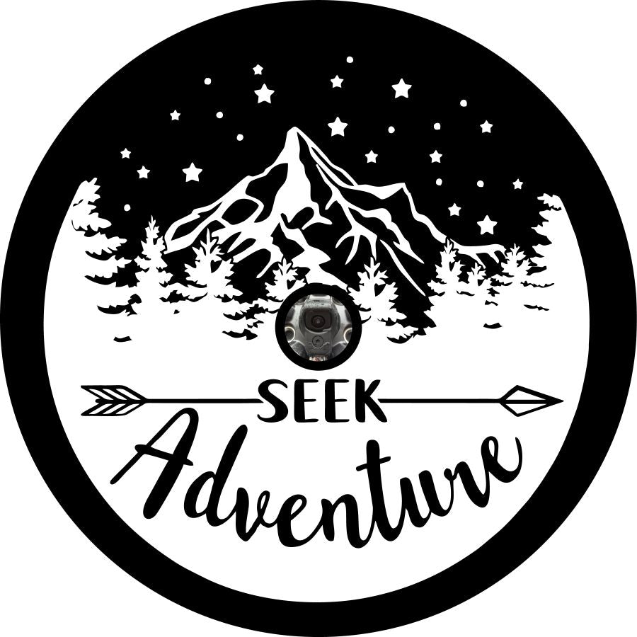 Seek Adventure Mountains and Arrow