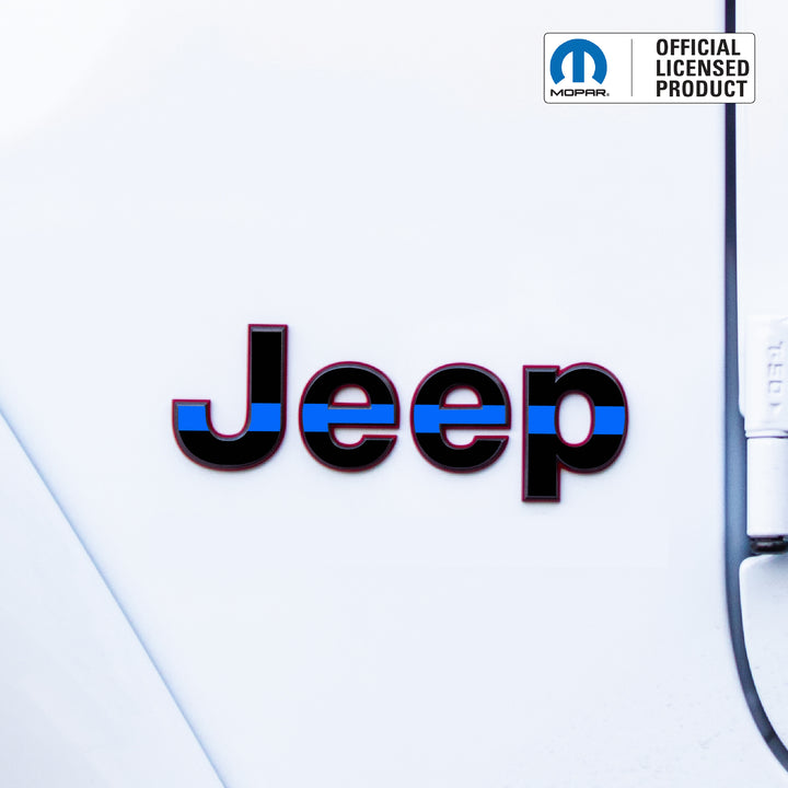 JEEP Wrangler Emblem Overlay Decal Set – First Responder | Fits Select Wrangler Models