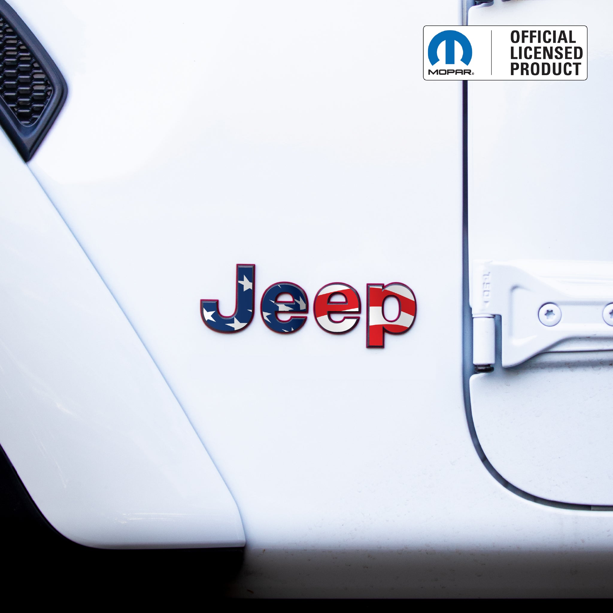 JEEP Wrangler Emblem Overlay Decal Set | Fits JL, JK, TJ & YJ