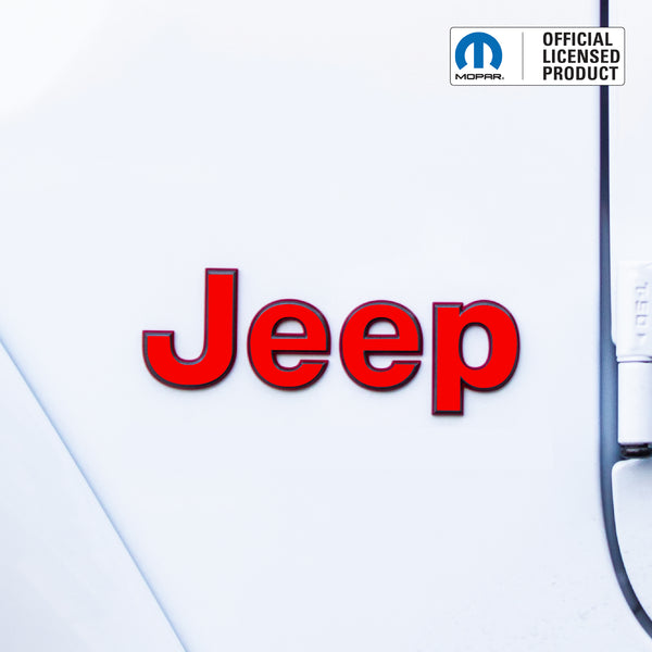 JEEP Wrangler Emblem Overlay Decal Set | Fits JL, JK, TJ & YJ