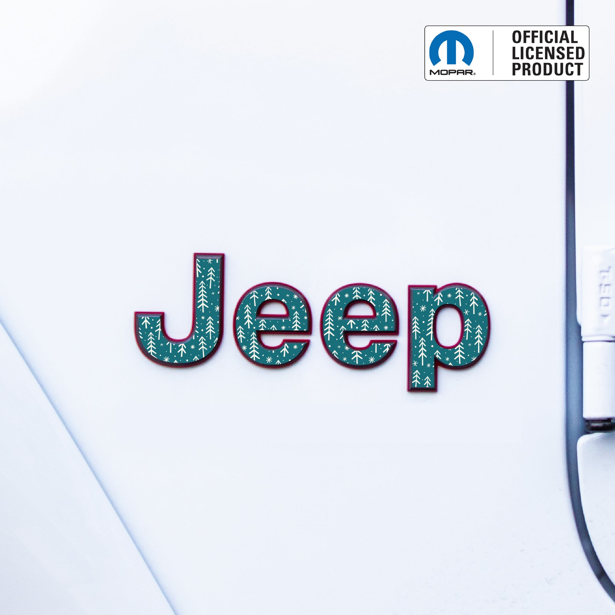 Winter Collection // JEEP Emblem Overlay Decal Set // All Jeep Models