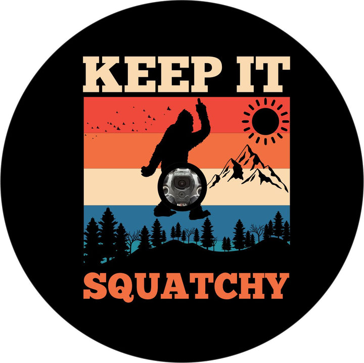 Bigfoot Sasquatch - Keep it Squatchy | Spare Tire Covers for Jeep, RV, Bronco, Campers, & More