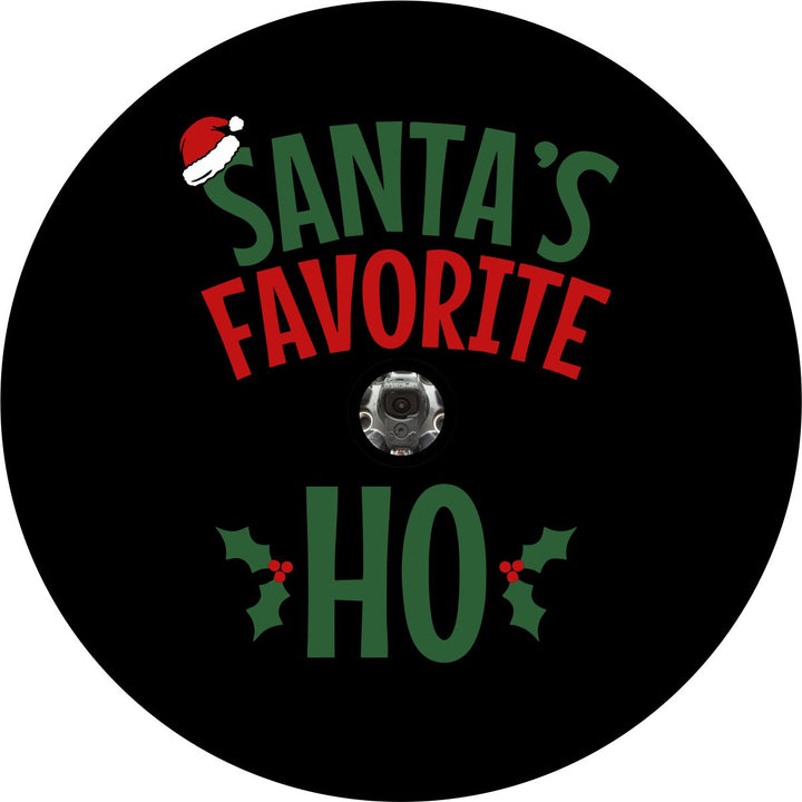 Santa's Favorite Ho - Funny Spare Tire Covers for Jeep, Broncos, RV, Camper & More