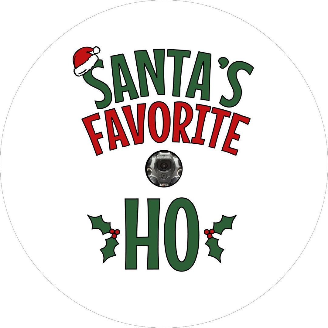 Santa's Favorite Ho - Funny Spare Tire Covers for Jeep, Broncos, RV, Camper & More