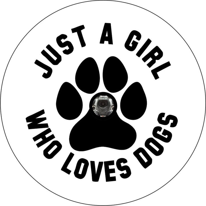 Just a Girl Who Loves Dogs + Paw Print