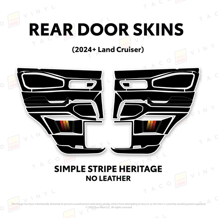 2024+ Land Cruiser 250 Door Skins
