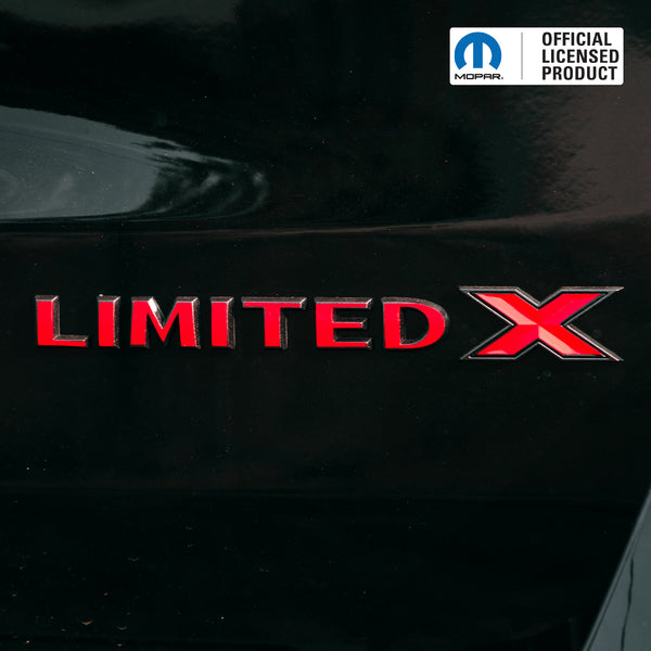 LIMITED X Emblem Overlay Decal | fits 19-22 Grand Cherokee WK2