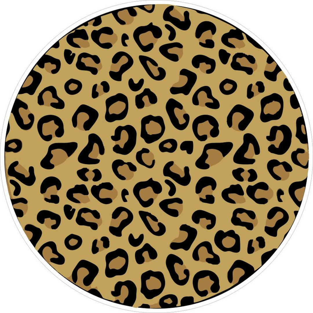 Traditional Colored Leopard Animal Print