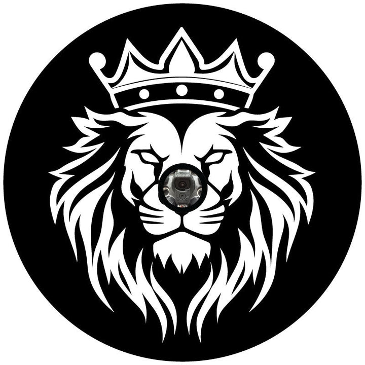 Lion Queen/King Spare Tire Cover for Jeep, Bronco, RV, Camper, Van, Bus